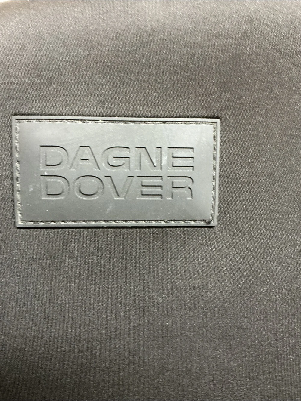 Dagne Dover Indi Neoprene Stretch Large Black Diaper Travel Work Backpack Bag